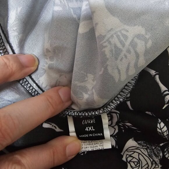 Women's Plus Skull Tank Top 4x - Picture 2 of 4